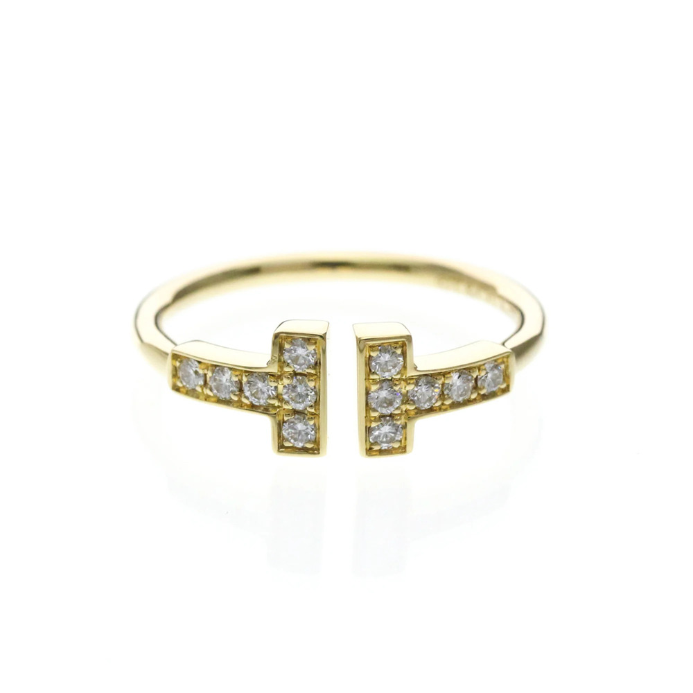 TIFFANY 18k Gold Diamond Ring